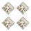 4Pcs Beige Small Wooden House Assembly Model for DIY Projects 10