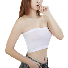 3St Wit Strapless Off Shoulder Naadloze Dames Bandeau