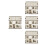 4Pcs Beige Small Wooden House Assembly Model for DIY Projects 7