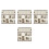 4Pcs Beige Small Wooden House Assembly Model for DIY Projects 4