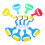 60St Kinderschuimverfborstels Stempel Design Creatief 3