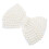 2St Creatieve Witte Plastic Strik Kleding En Hoofddeksel 2