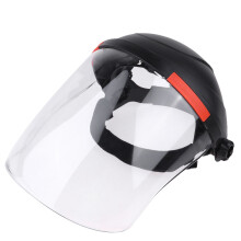 Masque Soudure Protection Visage Écran Transparent Noir