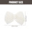 2St Creatieve Witte Plastic Strik Kleding En Hoofddeksel 9