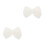 2St Creatieve Witte Plastic Strik Kleding En Hoofddeksel 6