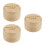 3Pièces Boîtes Cadeau Bébé Bois Compact Rangement Souvenirs Multiples 7