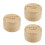 3Pièces Boîtes Cadeau Bébé Bois Compact Rangement Souvenirs Multiples 5