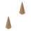 2St Quick Log Splitter Gouden Wig Met Puntige Kop Splitting Tool 6
