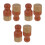 6Sets Verf- En Was Sponsapplicators Met Antislip Bamboe Handvat 7