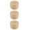 3Pièces Boîtes Cadeau Bébé Bois Compact Rangement Souvenirs Multiples 9