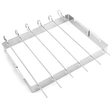 3St Rvs Barbecue Grill Met Spiesset, Voor Outdoor En Camping