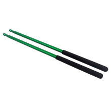 1Paar Groen Aluminium Drumsticks Duurzaam Anti- Oefenstokken
