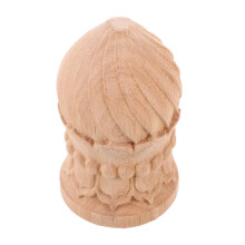 4St Beige Balusterpost Finials Pineapple Handgemaakt