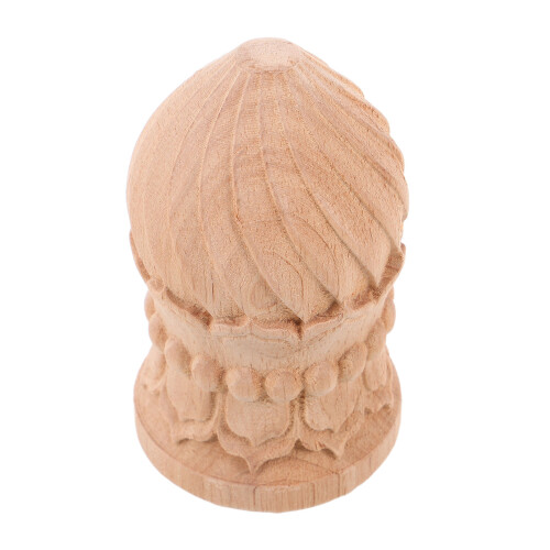 4St Beige Balusterpost Finials Pineapple Handgemaakt
