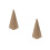 2St Quick Log Splitter Gouden Wig Met Puntige Kop Splitting Tool 5