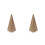 2St Quick Log Splitter Gouden Wig Met Puntige Kop Splitting Tool 7