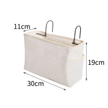 2St Wit Bedtas Met Dacron Mesh Voor Ophangen Aan Bedrail of