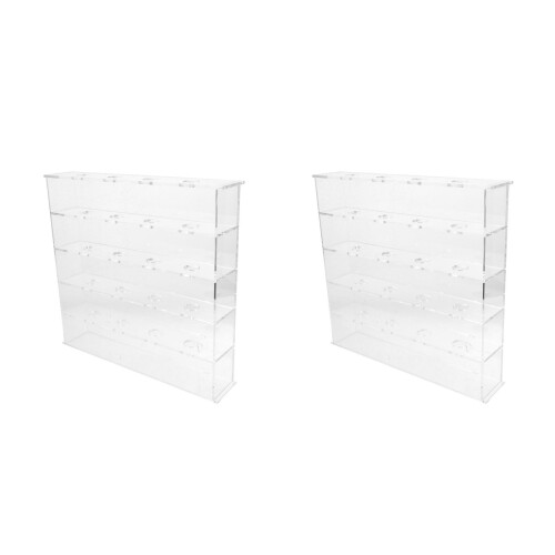 2St Transparante Golfbal Display Organizer Multigat Opslag Rek 2