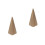 2St Quick Log Splitter Gouden Wig Met Puntige Kop Splitting Tool 4