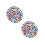 200St Multicolor Cabochon Voor 5