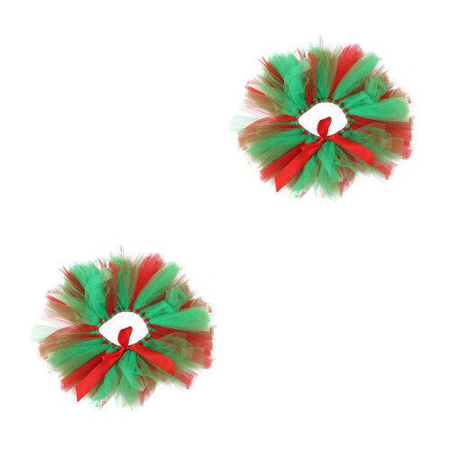 2St Tule Skirt Feest Kerst Danspartij Polyester 2