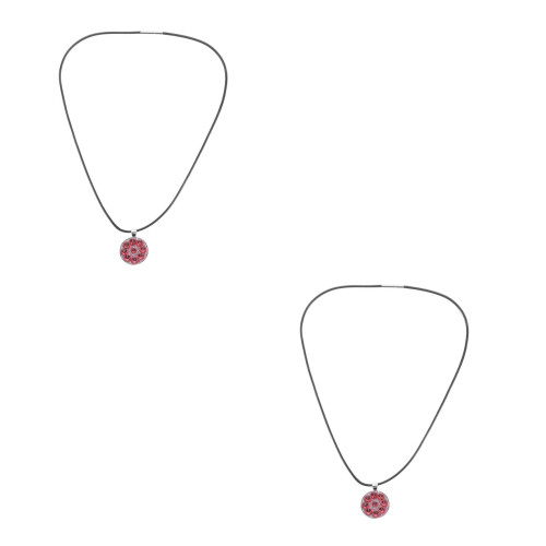 2St Rood Multifunctionele Golf Balmarker Ketting Voor Dames Met Clip 2