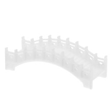 5St Plastic Miniatuur Boogbrug Wit Voor Poppenhuis En Micro Landschap