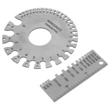 4St Compacte Rvs Lasinspectie Meter Set Voor Metaal- En Draadmeting