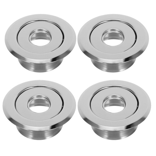 4Stk Verdeckte Sprinklerabdeckung Metall 24Mm Decken Trimring