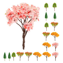 60St Kleine Modelbomen in Verschillende Kleuren Voor DIY Landschap