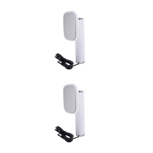2St Compacte Draagbare Witte Mini Strijkijzer Voor Kleding En 2