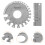 4St Compacte Rvs Lasinspectie Meter Set Voor Metaal- En Draadmeting 7