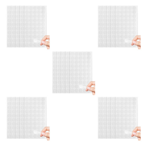 Dubbelzijdige Plakdots Wit En Herbruikbaar Voor Knutsel 2