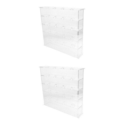 2St Transparante Golfbal Display Organizer Multigat Opslag Rek 1