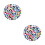 200St Multicolor Cabochon Voor 4