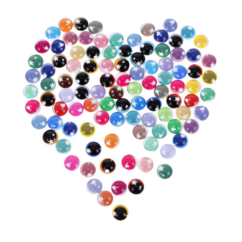 200St Multicolor Cabochon Voor 1