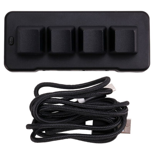 MK424BT 4-Key  Customized Keyboard with Mechanical   +Usb Connection for Office Game Multimedia A
