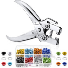 3/16 Zoll Ösen-Werkzeugsatz, Ösen-Ösenzangen-Set, Ösenlochzange, Ösenzange für Schuhe, Kleidung, Taschen