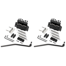 2 Set di Accessori per Ponti per Chitarra Sistema Vibrato A Doppio Ponte Oscillante Sistema Vibrato per Corde Set Completo