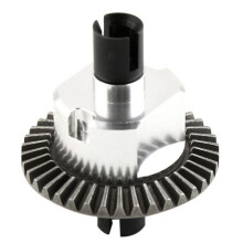Ganzmetalldifferential 02024 für HSP 94106 94107 94108 94111 94122 94123 94166 94177 94188 1/10 RC Autoteile, Silber