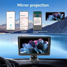 7-Inch Touchscreen Autoradio Ondersteunt CarPlay en Android Auto Draadloze Videospeler voor Verbeterd Entertainment in de Auto