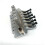 Electric Guitar Double Locking Vibrato System, 6-String Base, R2 42/R3 43mm Nut, Chrome Plated Silver 3