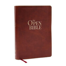 The Open Bible Read and Discover the Bible for Yourself NKJV Brown Lea