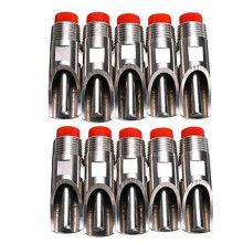 Rostfritt StåL 1/2 Tum PT-GäNga Gris Gris Automatisk Nippeldrickare Drinker Nippel Lantbruksutrustning 10 St