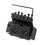 2 Sets of Guitar Bridge Accessories Double Swing Bridge Vibrato System String Board Vibrato Complete Set 2