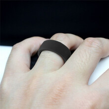 8.7mm Popular for Men Women Silicone Cool Rings Silicone Wedding Ring Environmental Outdoor Sports RingX2 11