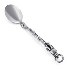 Cutlery Chinese Dragon Western-Style Spoon Trend Punk Wind Stainless Steel Portable Tableware
