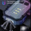 Keychain Flashlight with Clip Multi-Functional Magnetic Work Light with Gyroscopic Keychain and Cap Clip Flashlight 4