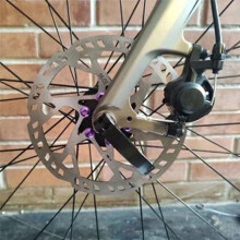 Rotor de Frein de Vélo 180 mm en Acier Inoxydable, Rotor de Frein Hydraulique pour Vélo de Route