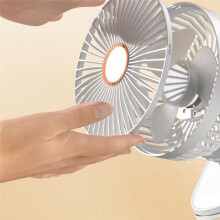 6 Inches Clip Fan Plug-in Usb Rechargeable Strong Wind Power Mute Portable Desktop Office Fan,